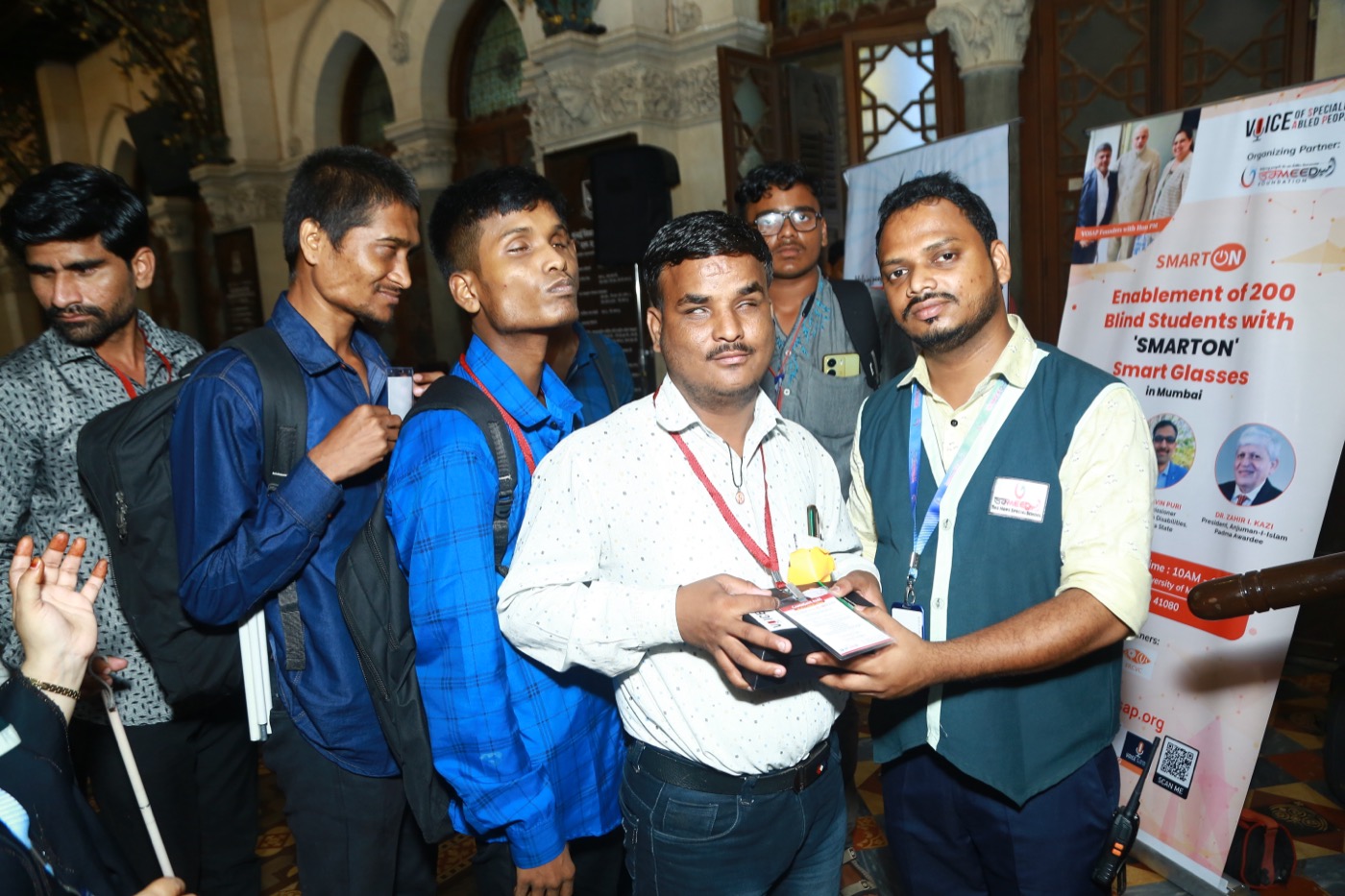 SMARTON kit distribution event with VOSAP in Mumbai